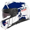 Kép 3/4 - Schuberth Helmet C5 Globe Blue Flip-Up bukósisak