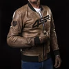 Kép 6/12 - 4SR Bomber Brown Patina motoros bőrkabát