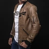 Kép 7/12 - 4SR Bomber Brown Patina motoros bőrkabát
