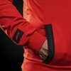Kép 2/5 - 4SR Hoodie Logo, kapucnis, zipzáros felső, piros