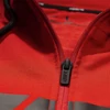 Kép 4/5 - 4SR Hoodie Logo, kapucnis, zipzáros felső, piros