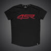 Kép 3/4 - 4SR T Shirt 3D Black Red