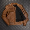 Kép 4/11 - 4SR NEW Scrambler II Cognac Motoros Bőrkabát