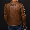 Kép 8/11 - 4SR NEW Scrambler II Cognac Motoros Bőrkabát