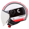 Kép 4/10 - Cassida Handy Metropolis Safety, black/white/red 2025 bukósisak