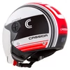 Kép 5/10 - Cassida Handy Metropolis Safety, black/white/red 2025 bukósisak