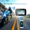 Kép 11/11 - FreedConn C5 motoros Car Play, Android Auto Monitor, display