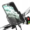 Kép 9/11 - FreedConn kormányra vagy csavar alá rögzíthető motoros telefontartó, USB aljzattal, MC10k-02