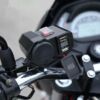 Kép 6/7 - FreedConn motorkerékpárra szerelhető szivargyújtótöltő, 2 x USB QC3.0, MC1V