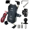 Kép 1/7 - Freedconn motoros telefontartó induktív töltővel, MC1W_bm2r