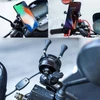 Kép 6/6 - FreedConn X motoros telefontartó, wireless töltéssel, USB aljzattal, kormányra és csavar rögzítéssel MC7W