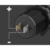 Kép 4/7 - Freedconn vízálló gyorstöltő motorhoz, rollerhez, quadhoz, motorcsónakhoz, MC3084G, 2x USB QC3.0