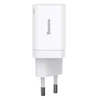 Kép 2/5 - Baseus Super Si Pro gyorstöltő USB + USB-C 30W, fehér