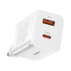 Kép 3/5 - Baseus Super Si Pro gyorstöltő USB + USB-C 30W, fehér