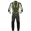 Kép 2/3 - Spidi SPORT WARRIOR PERFORATED PRO egyrészes motoros versenyruha 52, (black/yellow fluo/white)