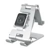 Kép 3/5 - Foldable 3in1 stand for phone / tablet / smartwatch, Blitzwolf BW-TS4 (silver)