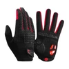 Kép 2/2 - Bicycle full finger gloves Rockbros S169-1BR size L (red-balck)
