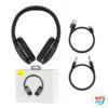 Kép 1/9 - Baseus Encok D02 Pro, vezeték nélküli fejhallgató, fekete