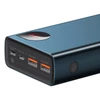 Kép 8/10 - Powerbank Baseus Adaman Metal 20000mAh, PD, QC 3.0, 65W, 2xUSB + USB-C + mikro USB, (kék)