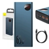Kép 1/10 - Baseus Adaman Metal Powerbank 20000mAh, PD, QC 3.0, 65W, 2xUSB + USB-C + mikro USB, (kék)