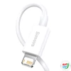 Kép 3/11 - USB-kábel a Lightning Baseus Superior sorozathoz, 2,4A, 0,25 m (fehér)