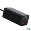 Kép 1/5 - Baseus GaN3 Pro wall charger 2xUSB-C + 2xUSB, 100W (black)