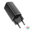 Kép 2/6 - Baseus GaN2 Lite fali töltő, USB + USB-C, 65 W, EU (fekete)