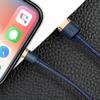 Kép 8/10 - USB Lightning Baseus Cafule 2,4A 1 m-es kábel (arany-sötétkék)