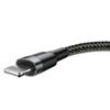 Kép 4/9 - Baseus Cafule 2A 3m Lightning USB-kábel (szürke-fekete)