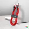 Kép 6/8 - USB-USB-C kábel Baseus Cafule 2A 3m (piros)