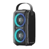 Kép 1/3 - W-KING T9II vezeték nélküli Bluetooth hangszóró, 2db mikrofonnal, 60W, fekete
