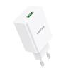 Kép 5/5 - Vipfan E03 hálózati töltő, 1x USB, 18W, QC 3.0 + Lightning kábel (fehér)