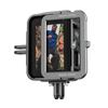 Kép 6/7 - TELESIN Aluminum cage for GoPro Hero 11/10/9 +vertical adapter