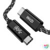 Kép 3/3 - USB-C / USB4.0 Gen3 Cable 240W 40Gbps, 1m (Black)