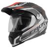 Kép 1/9 - motocross-helmet-cross-enduro-astone-crossmax-road-matt-black-gray-red