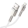 Kép 3/10 - Cafule_USB_kábel_lightning_2.4A_2m_fehér