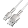 Kép 4/10 - Cafule_USB_kábel_lightning_2.4A_2m_fehér