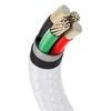 Kép 5/10 - Cafule_USB_kábel_lightning_2.4A_2m_fehér