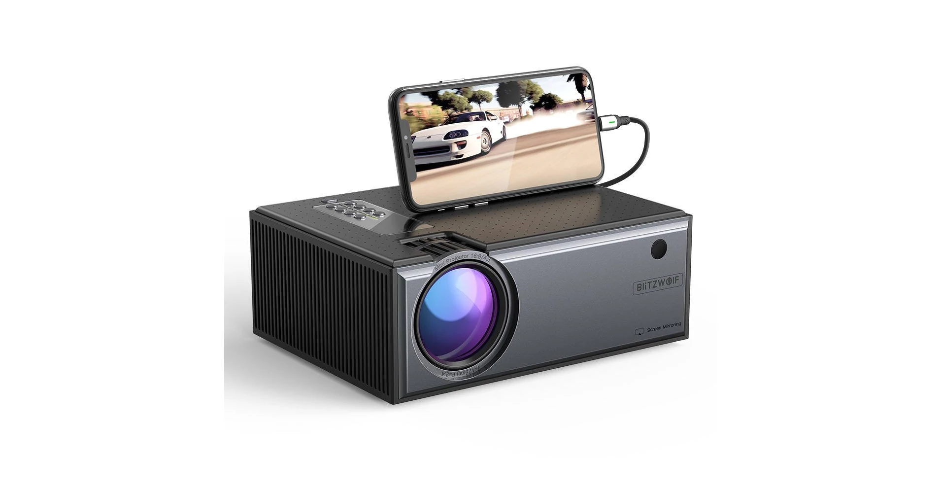 Projektor BlitzWolf® LCD Házimozi projektor BW-VP1 PRO +