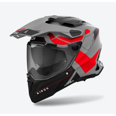 Airoh Helmet Commander 2 Reveal Red Fluo Matt bukósisak