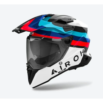 Airoh Helmet Commander 2 Doom fehér-fekete-piros bukósisak