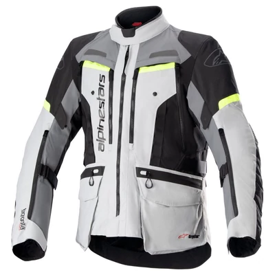 Alpinestars Jacket Bogota Pro Drystar Grey/yellow fluo 4évszakos motoros kabát motoroskabát 