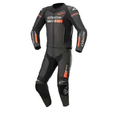 Alpinestars GP Force Chaser V2 2részes Black/Fluo Red, bőrruha
