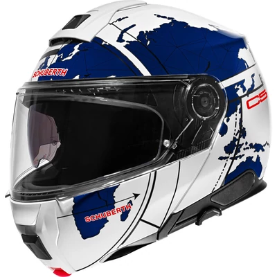 Schuberth Helmet C5 Globe Blue Flip-Up bukósisak