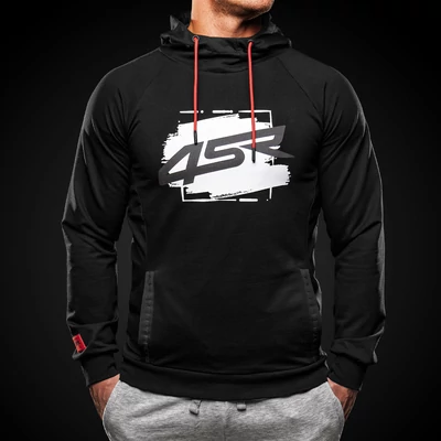 4SR Hoodie Drift felső, fekete