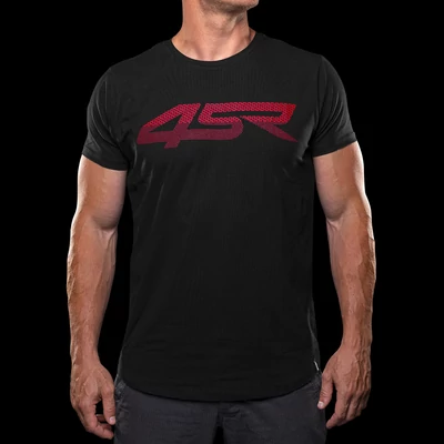 4SR T Shirt 3D Black Red