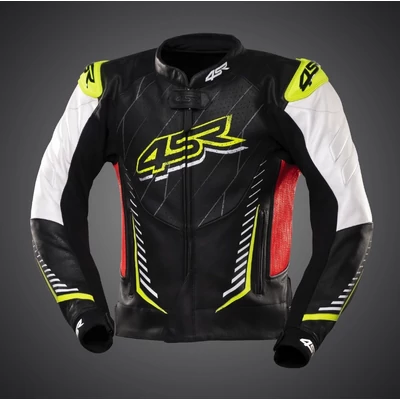 4SR Club Sport NEON AR Bőrkabát, légzság előkészített, (Airbag ready)