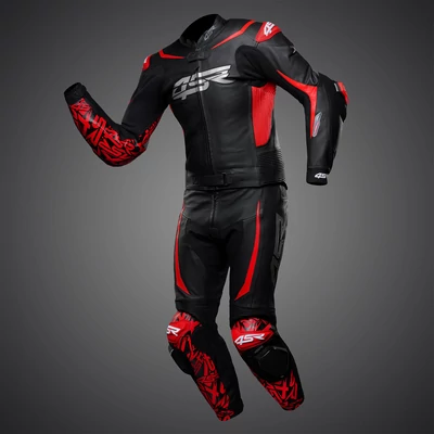 NEW 4SR RR Diablo II AR motoros 2részes bőrruha, Airbag ready
