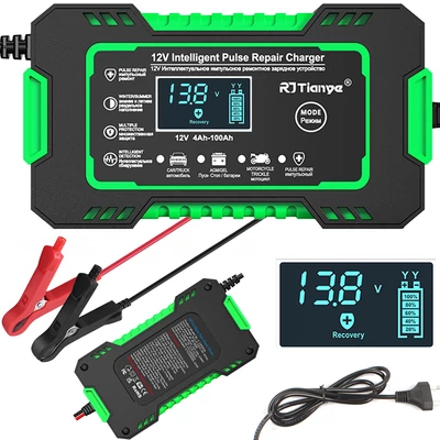FreedConn RJ-C 120501A 12V 6A automatikus akkumulátor töltő