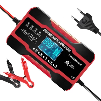 FreedConn RJ-C 121001A 12V 24V automatikus akkumulátor töltő